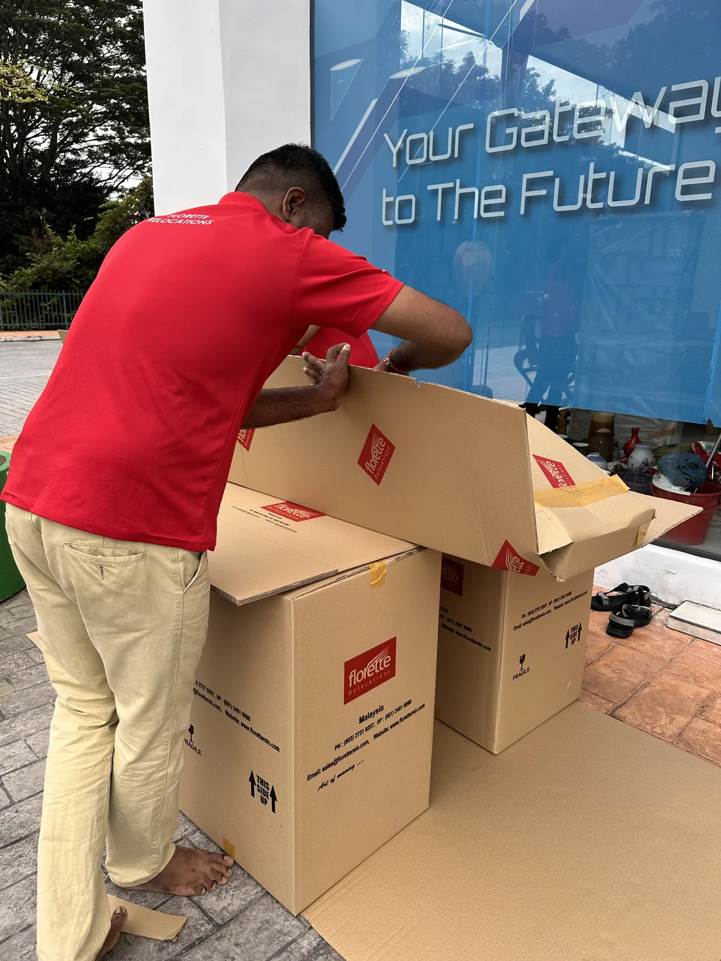 Inventory and documentation of packed cartons